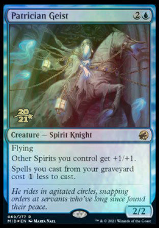 Patrician Geist [Innistrad: Midnight Hunt Prerelease Promos] | Card Merchant Takapuna