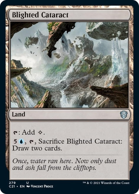 Blighted Cataract [Commander 2021] | Card Merchant Takapuna