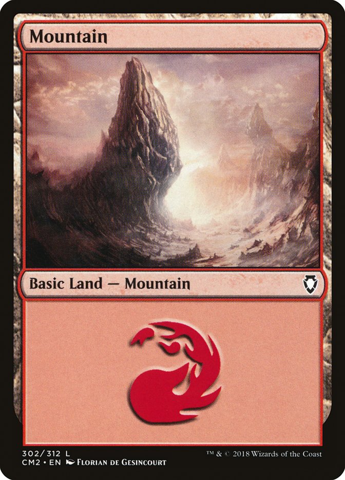 Mountain (302) [Commander Anthology Volume II] | Card Merchant Takapuna