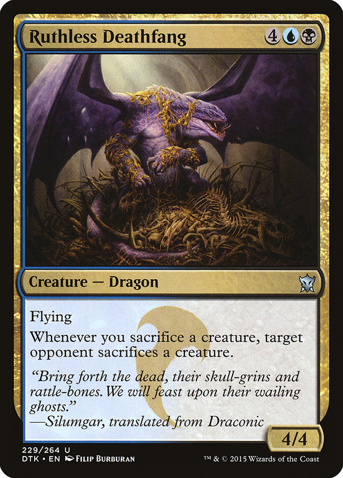 Ruthless Deathfang [Dragons of Tarkir] | Card Merchant Takapuna