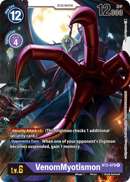 VenomMyotismon [BT2-079] [Release Special Booster Ver.1.0] | Card Merchant Takapuna