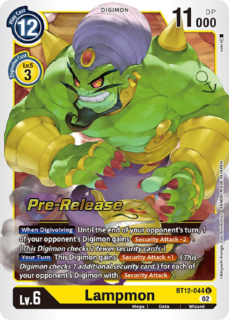 Lampmon [BT12-044] [Across Time Pre-Release Cards] | Card Merchant Takapuna