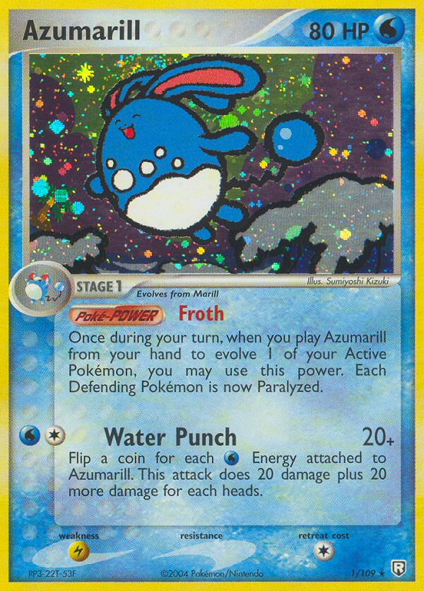 Azumarill (1/109) [EX: Team Rocket Returns] | Card Merchant Takapuna