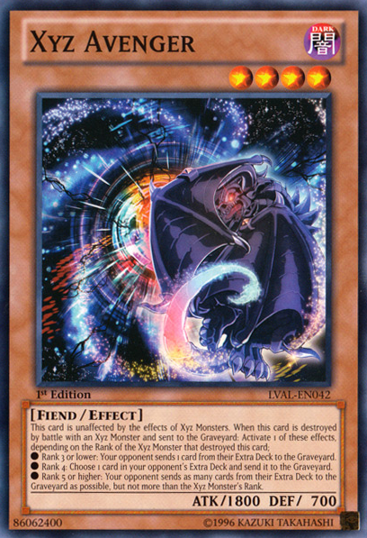 Xyz Avenger [LVAL-EN042] Common | Card Merchant Takapuna