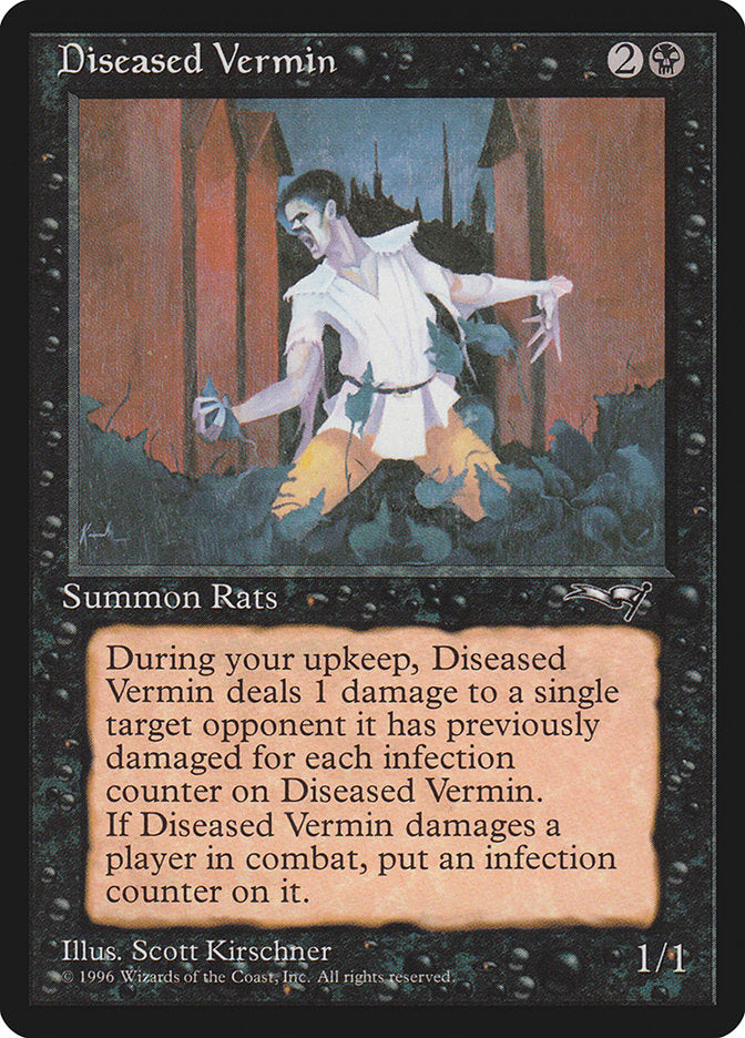 Diseased Vermin [Alliances] | Card Merchant Takapuna