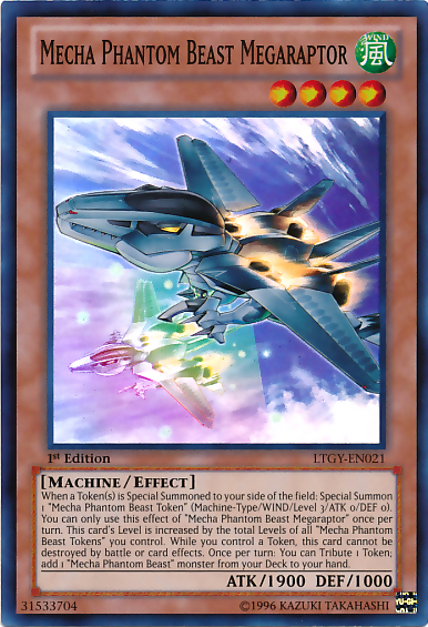 Mecha Phantom Beast Megaraptor [LTGY-EN021] Super Rare | Card Merchant Takapuna