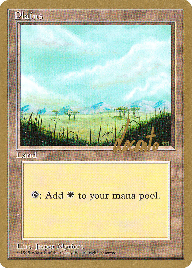 Plains (ml365) (Michael Loconto) [Pro Tour Collector Set] | Card Merchant Takapuna