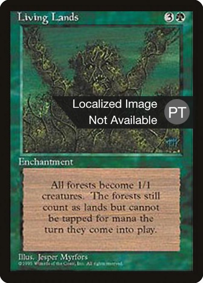 Living Lands [Fourth Edition (Foreign Black Border)] | Card Merchant Takapuna