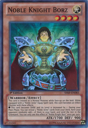 Noble Knight Borz [SHSP-EN085] Super Rare | Card Merchant Takapuna