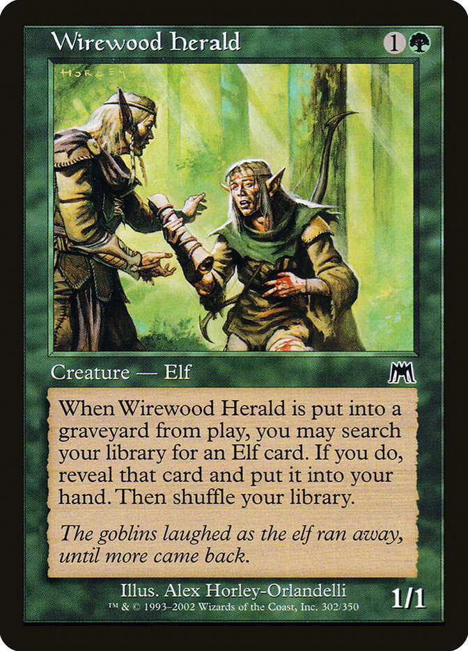 Wirewood Herald [Onslaught] | Card Merchant Takapuna