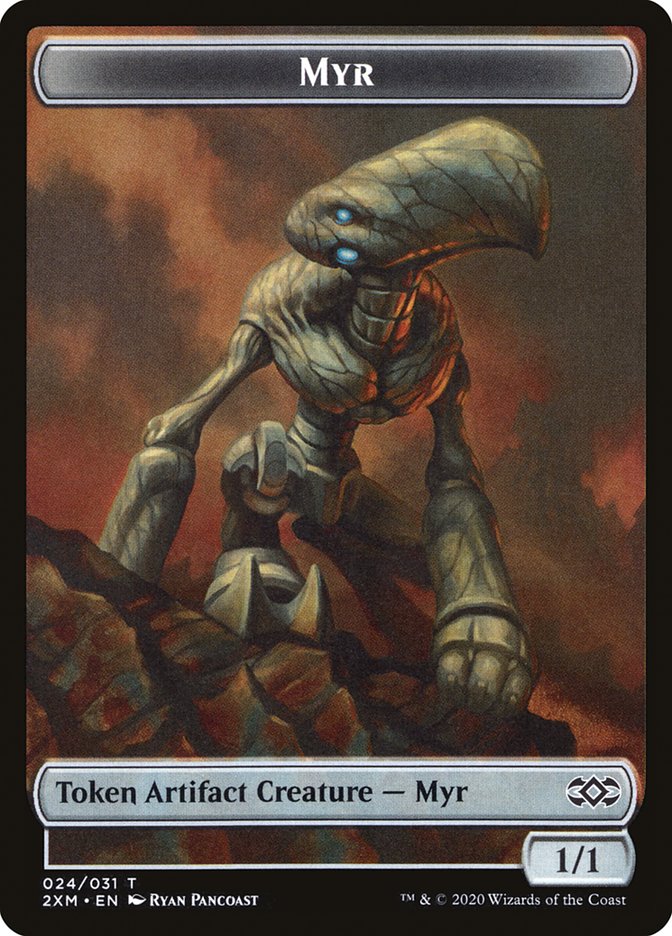 Myr Token (024/031) [Double Masters Tokens] | Card Merchant Takapuna