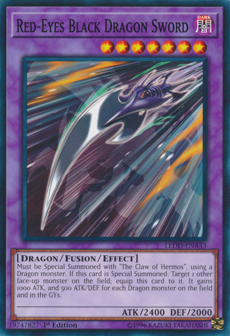 Red-Eyes Black Dragon Sword [LEDD-ENA43] Common | Card Merchant Takapuna