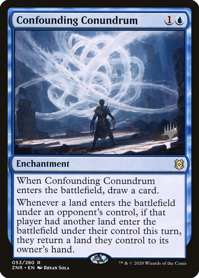 Confounding Conundrum (Promo Pack) [Zendikar Rising Promos] | Card Merchant Takapuna