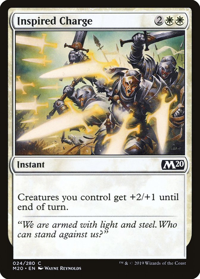 Inspired Charge [Core Set 2020] | Card Merchant Takapuna