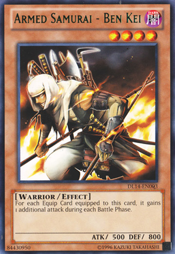 Armed Samurai - Ben Kei (Green) [DL14-EN003] Rare | Card Merchant Takapuna