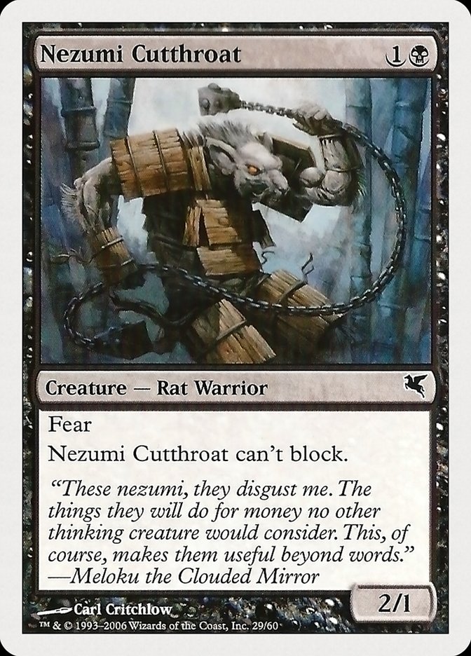 Nezumi Cutthroat (29) [Hachette UK] | Card Merchant Takapuna