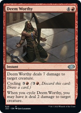 Deem Worthy [Jumpstart 2022] | Card Merchant Takapuna