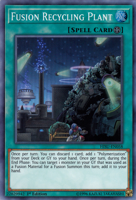 Fusion Recycling Plant [HISU-EN058] Super Rare | Card Merchant Takapuna