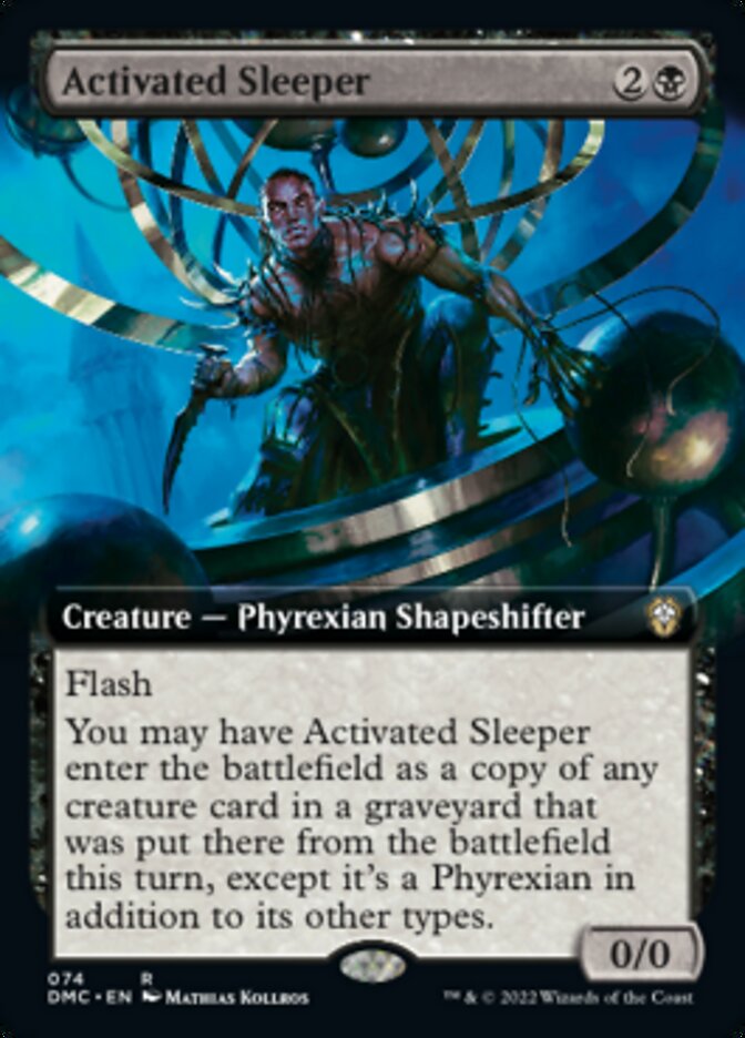 Activated Sleeper (Extended Art) [Dominaria United Commander] | Card Merchant Takapuna