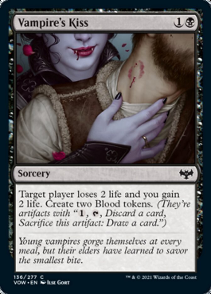 Vampire's Kiss [Innistrad: Crimson Vow] | Card Merchant Takapuna