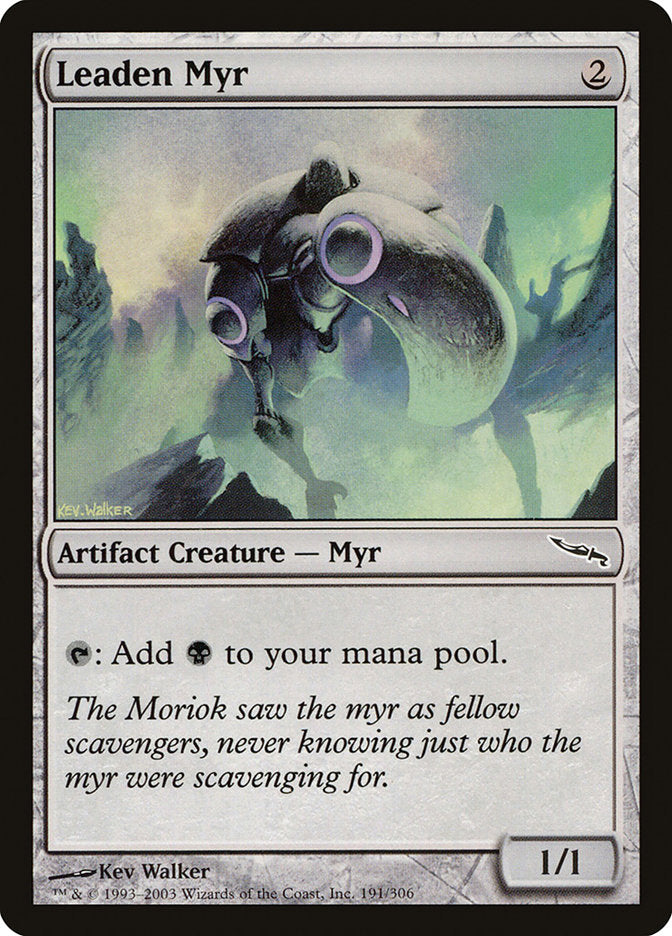 Leaden Myr [Mirrodin] | Card Merchant Takapuna