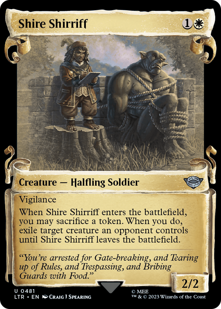 Shire Shirriff [The Lord of the Rings: Tales of Middle-Earth Showcase Scrolls] | Card Merchant Takapuna