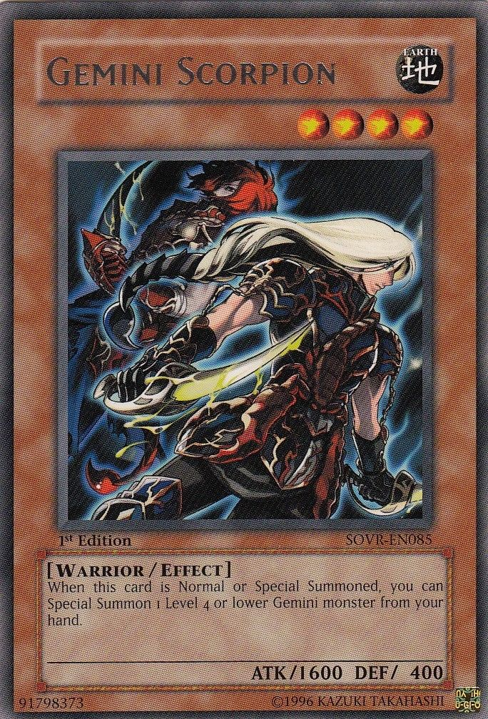 Gemini Scorpion [SOVR-EN085] Rare | Card Merchant Takapuna