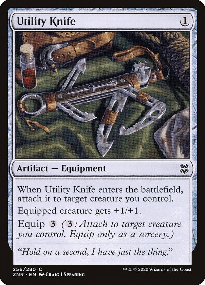 Utility Knife [Zendikar Rising] | Card Merchant Takapuna