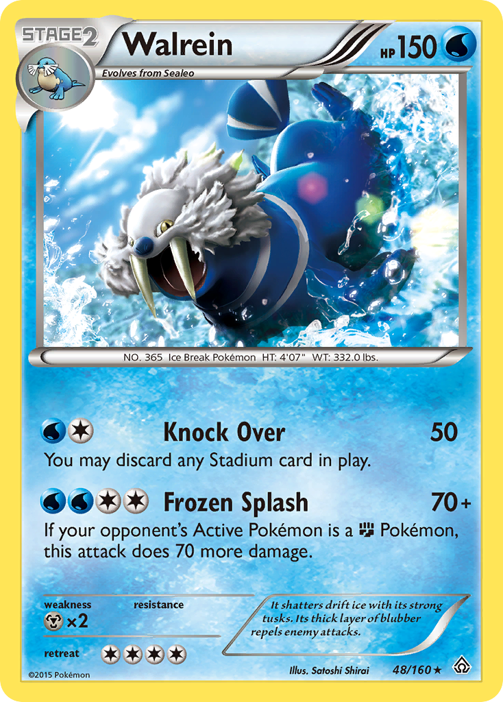 Walrein (48/160) [XY: Primal Clash] | Card Merchant Takapuna