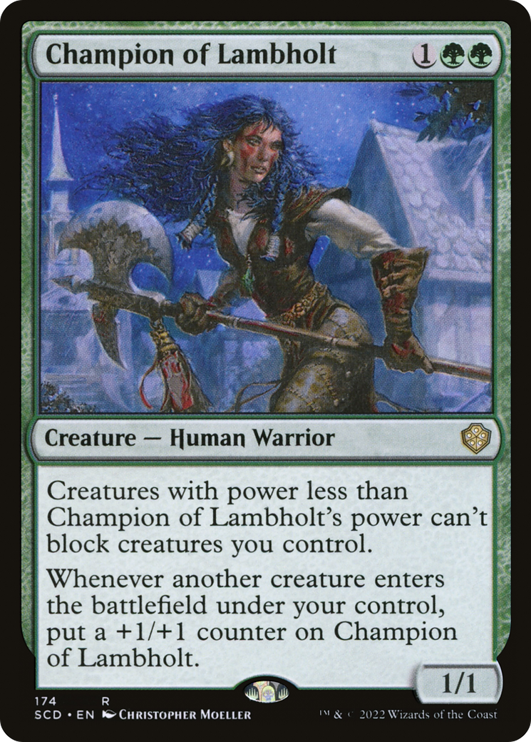 Champion of Lambholt [Starter Commander Decks] | Card Merchant Takapuna