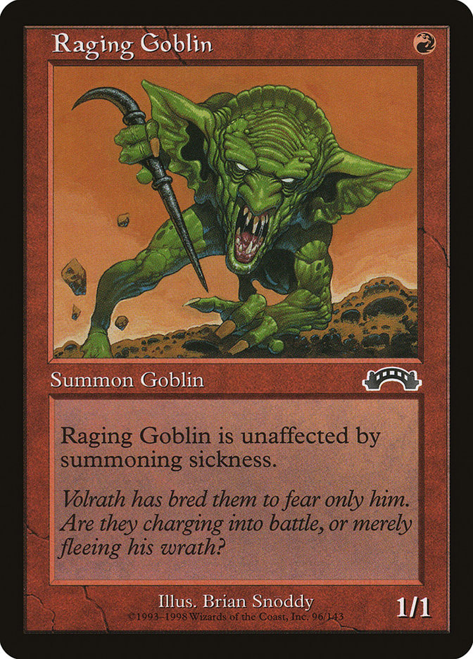 Raging Goblin [Exodus] | Card Merchant Takapuna