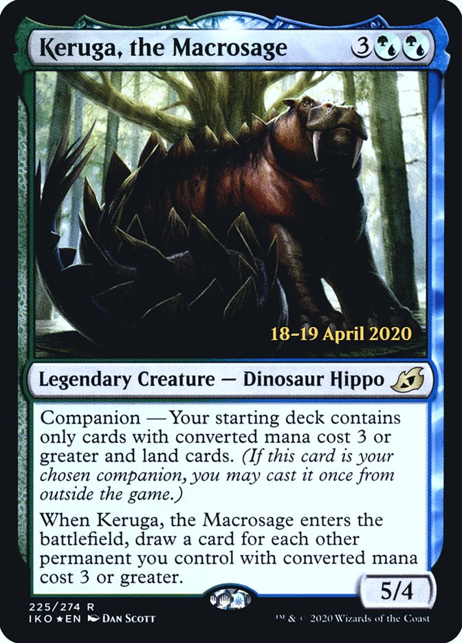 Keruga, the Macrosage [Ikoria: Lair of Behemoths Prerelease Promos] | Card Merchant Takapuna