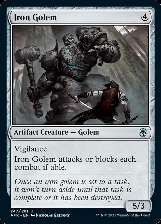 Iron Golem [Dungeons & Dragons: Adventures in the Forgotten Realms] | Card Merchant Takapuna