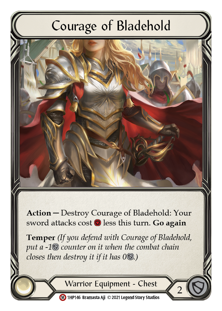 Courage of Bladehold [1HP146] (History Pack 1) | Card Merchant Takapuna