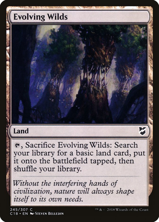 Evolving Wilds [Commander 2018] | Card Merchant Takapuna