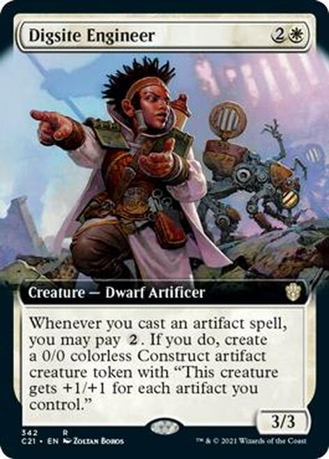 Digsite Engineer (Extended Art) [Commander 2021] | Card Merchant Takapuna