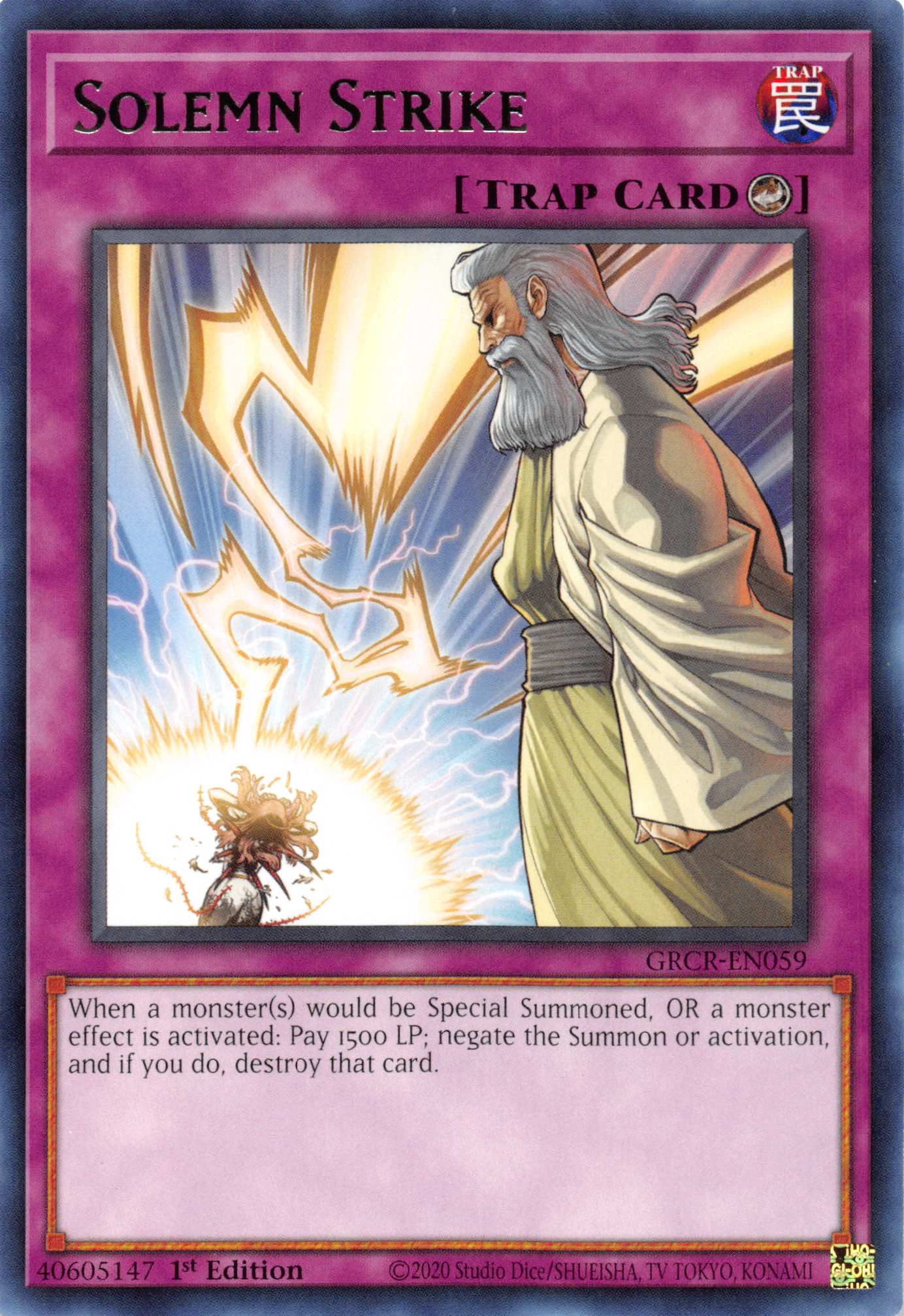 Solemn Strike [GRCR-EN059] Rare | Card Merchant Takapuna