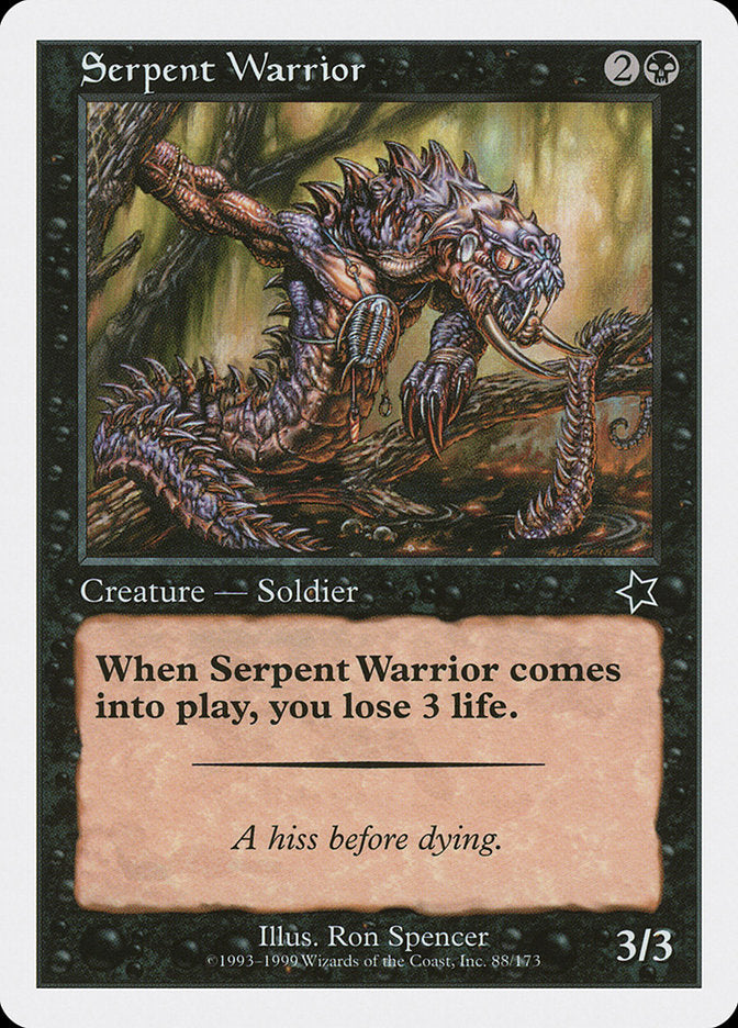 Serpent Warrior [Starter 1999] | Card Merchant Takapuna