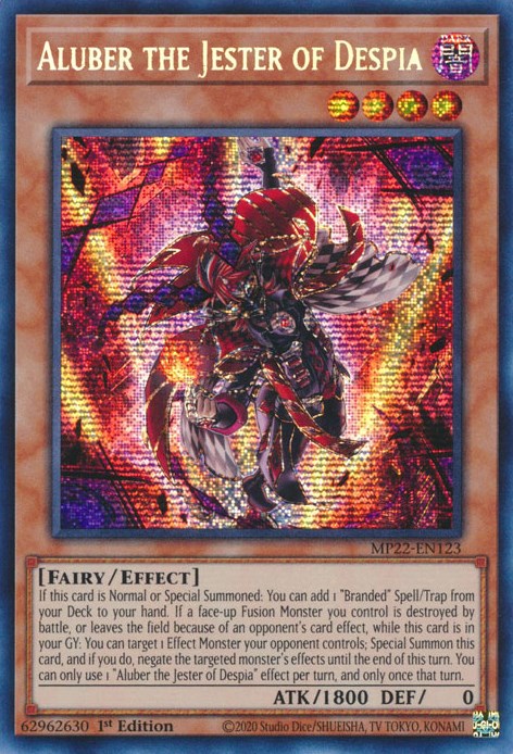 Aluber the Jester of Despia [MP22-EN123] Prismatic Secret Rare | Card Merchant Takapuna