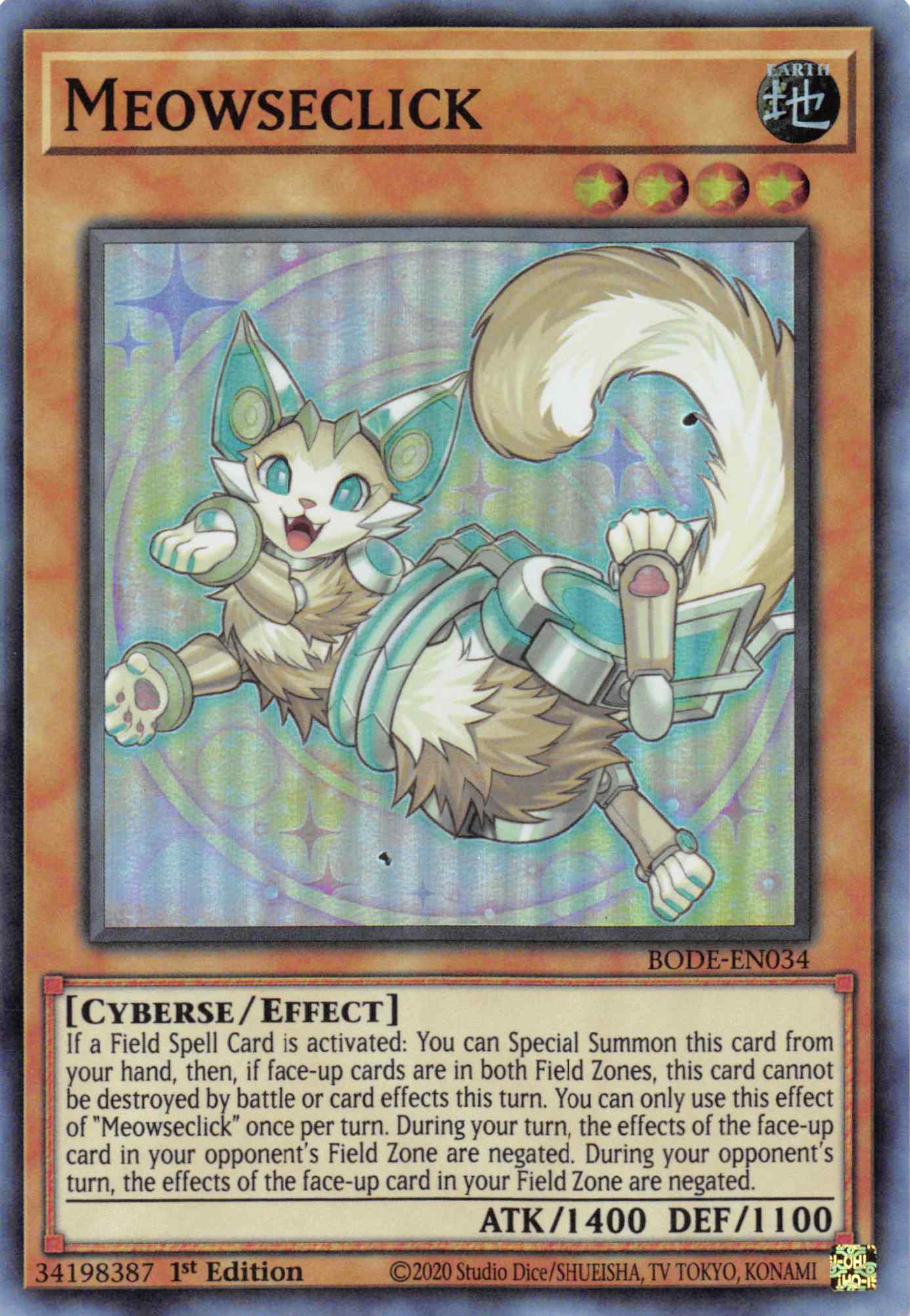 Meowseclick [BODE-EN034] Super Rare | Card Merchant Takapuna