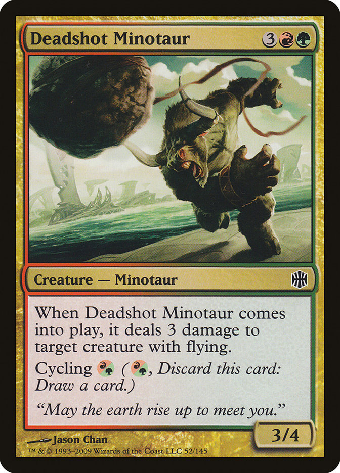 Deadshot Minotaur [Alara Reborn] | Card Merchant Takapuna