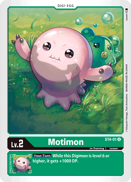 Motimon [ST4-01] [Starter Deck: Giga Green] | Card Merchant Takapuna