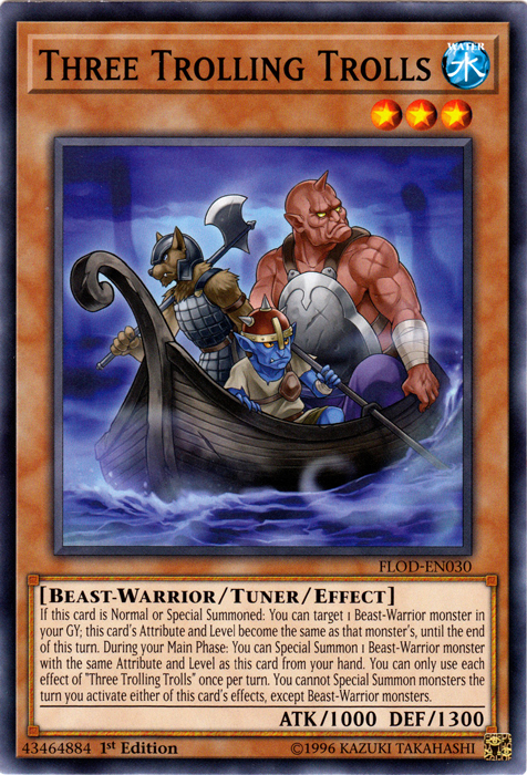 Three Trolling Trolls [FLOD-EN030] Common | Card Merchant Takapuna