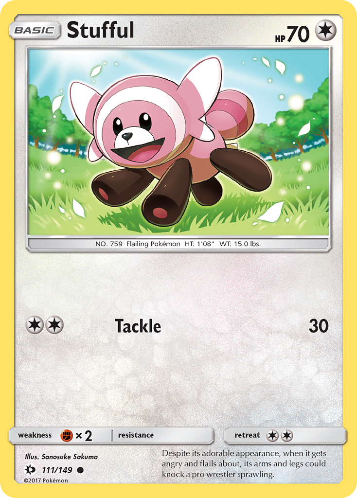 Stufful (111/149) [Sun & Moon: Base Set] | Card Merchant Takapuna