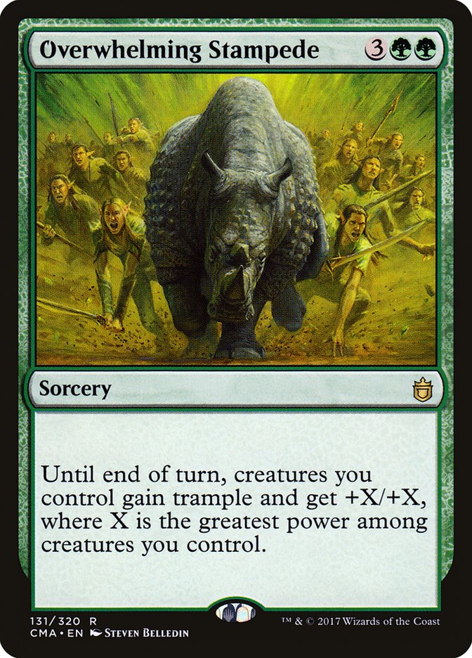 Overwhelming Stampede [Commander Anthology] | Card Merchant Takapuna