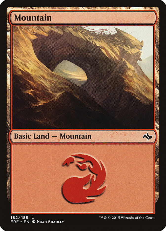 Mountain (182) [Fate Reforged] | Card Merchant Takapuna