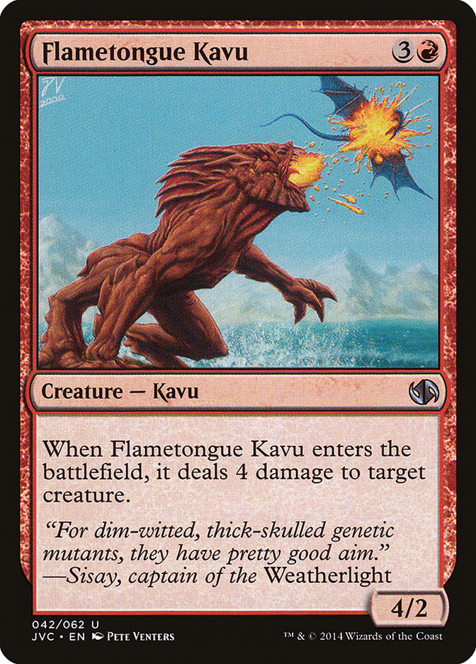 Flametongue Kavu [Duel Decks Anthology] | Card Merchant Takapuna