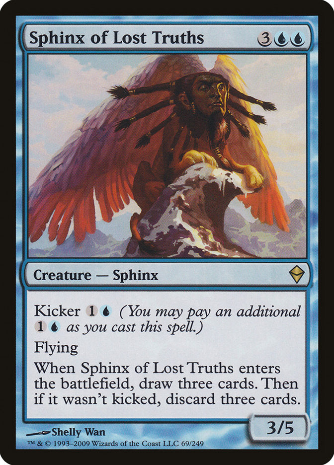 Sphinx of Lost Truths [Zendikar] | Card Merchant Takapuna