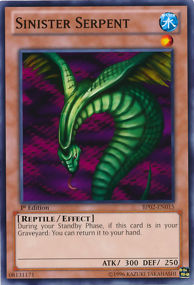 Sinister Serpent [BP02-EN015] Mosaic Rare | Card Merchant Takapuna