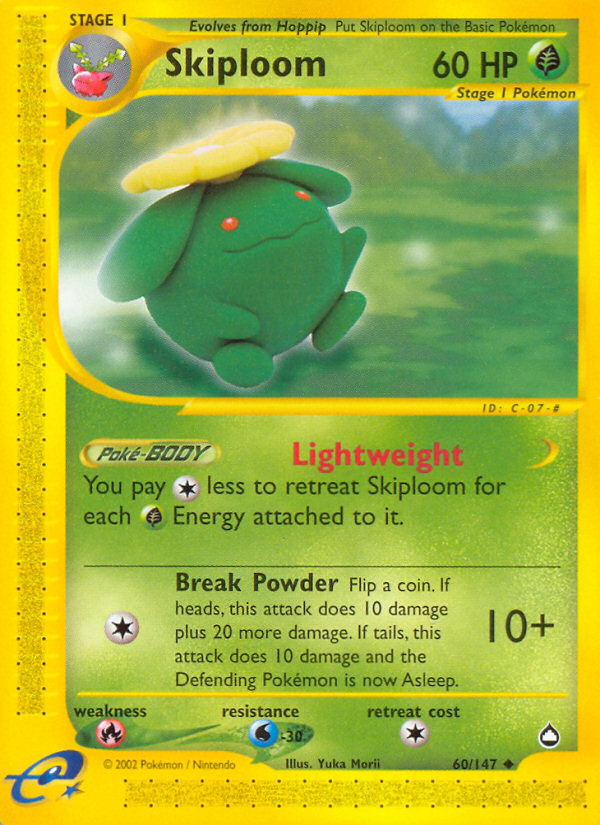 Skiploom (60/147) [Aquapolis] | Card Merchant Takapuna